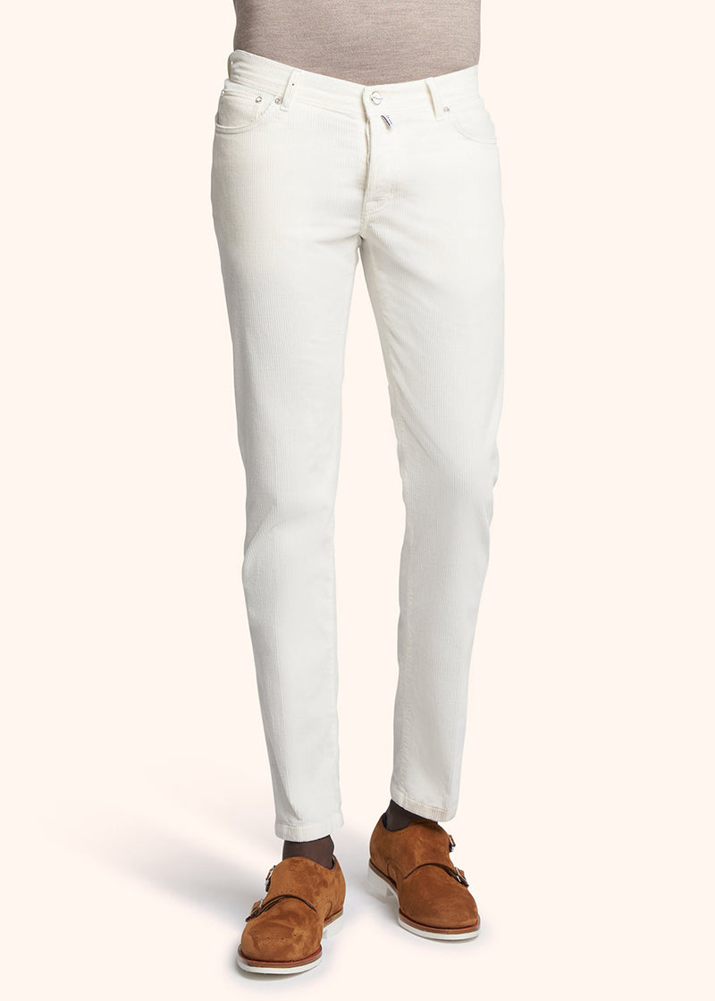 Kiton PANTALONI Cotone UPNJSJ0732B13 Spedizione Gratuita