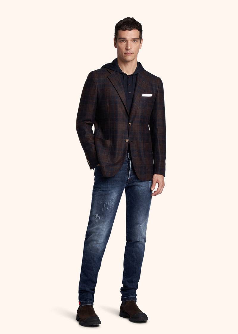 Kiton PANTALONI Cotone UPNJSMJ0325B02 Soddisfazione Garantita