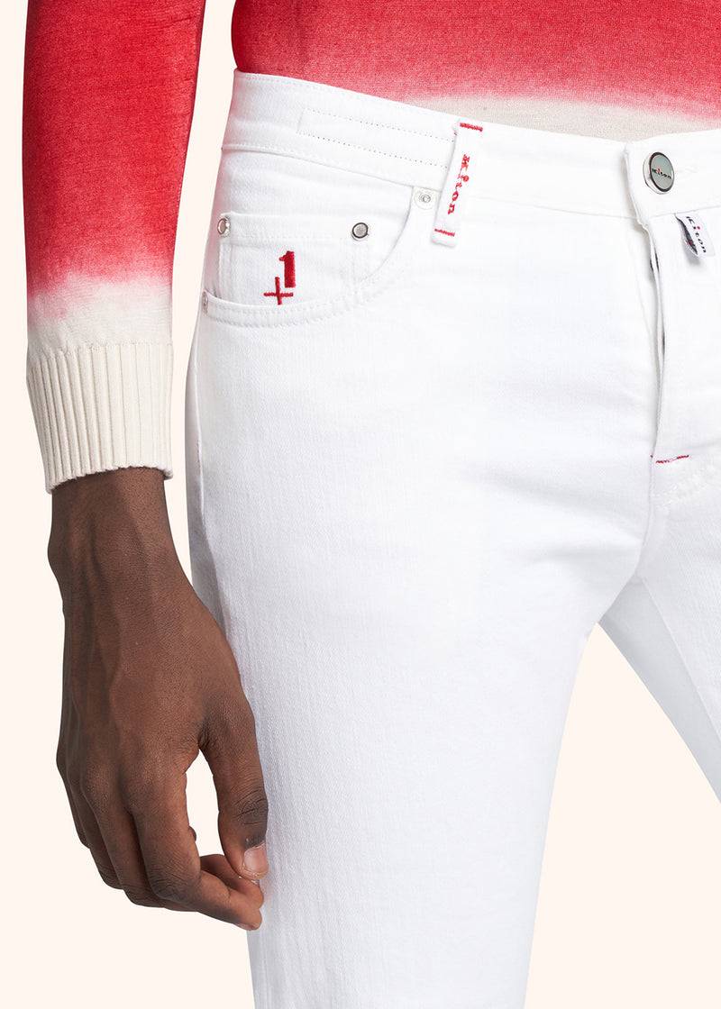 Kiton PANTALONI Cotone UPNJSMJ0317B01 Qualità Garantita