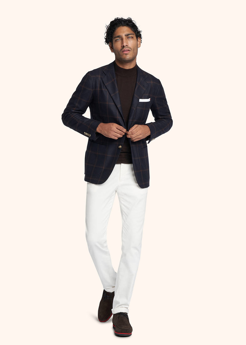 Kiton PANTALONI Cotone UPNJSMJ0317B01 Qualità Garantita