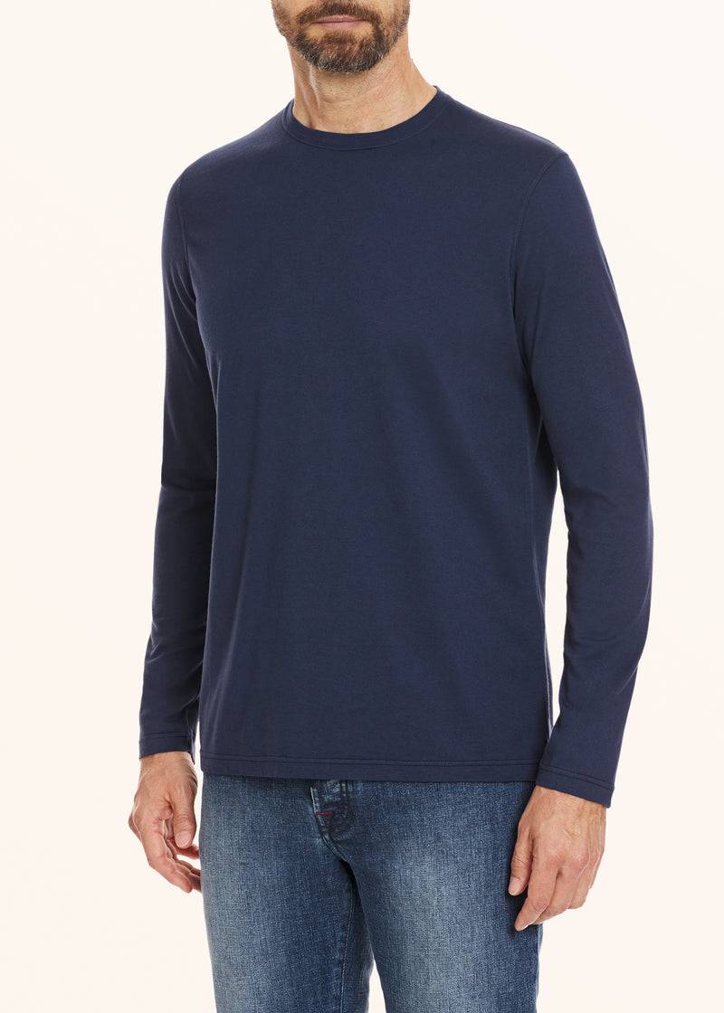 Kiton T-SHIRT M/L COTONE UMK002108 Prezzo Ridotto