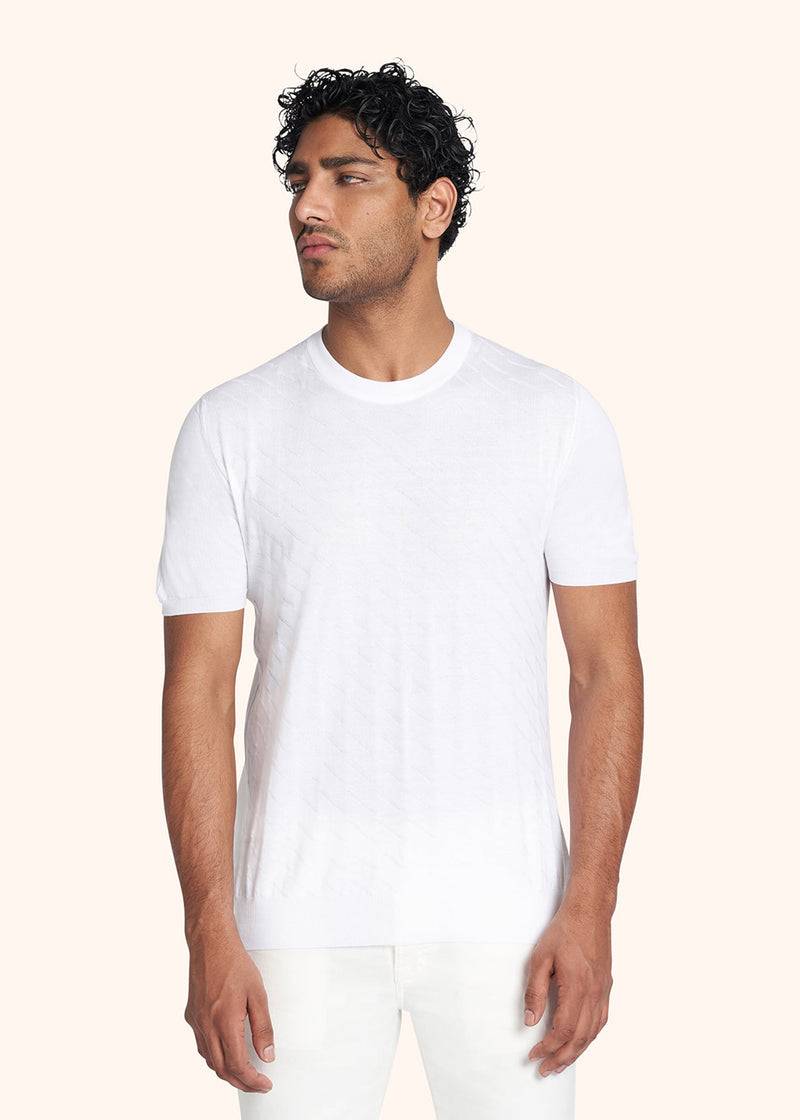 Kiton MAGLIA GIROCOLLO COTONE UK1442E2340C Vendita Calda
