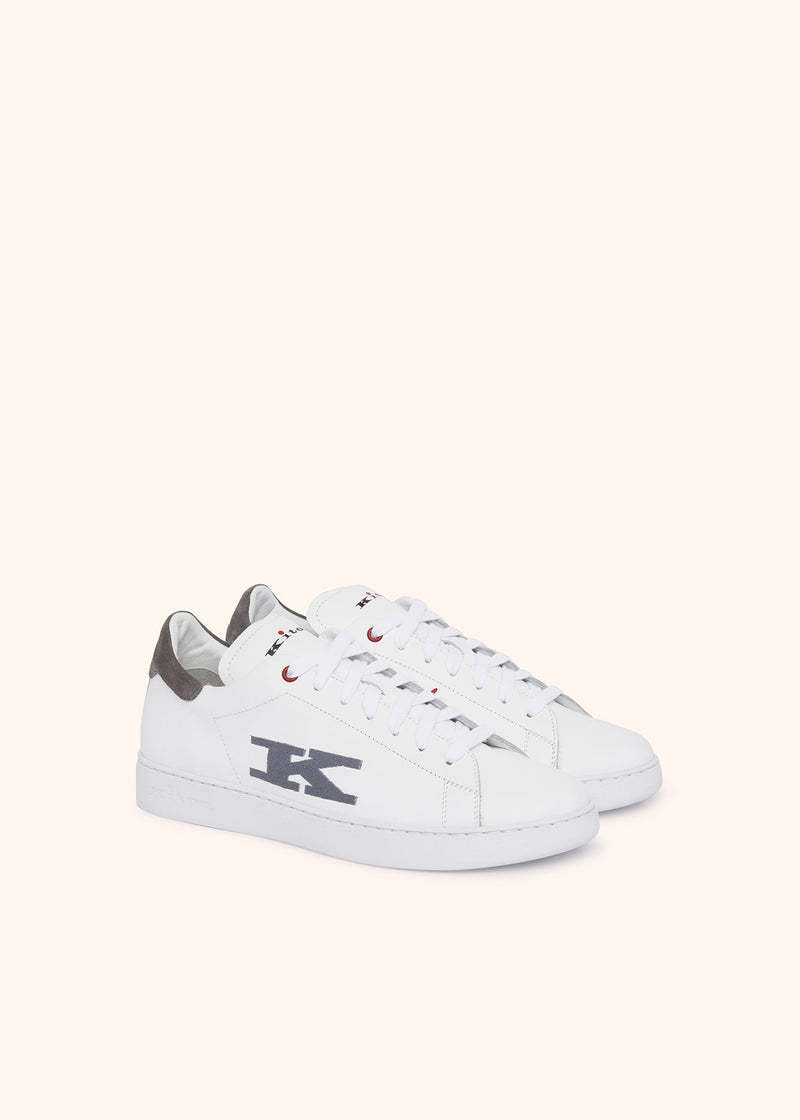 Kiton SCARPA SNEAKERS CALFSKIN USSN001XB601903 Nuova