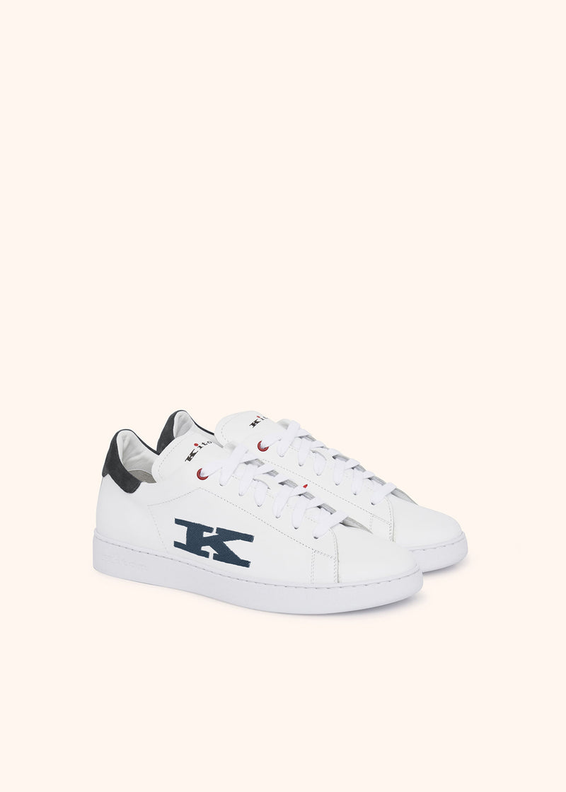 Kiton SCARPA SNEAKERS CALFSKIN USSN001XB601902 Moda
