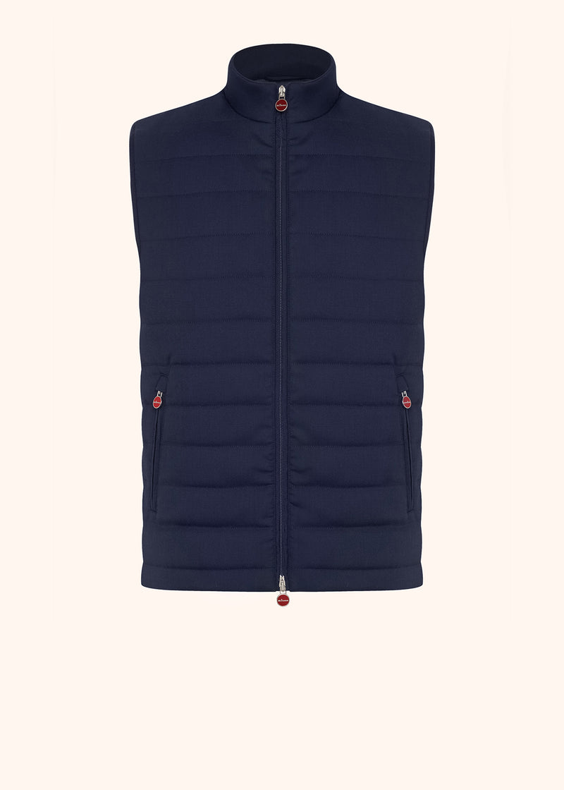 Kiton GIUBBOTTO SMANICATO LANA VERGINE UW1723K0638C05