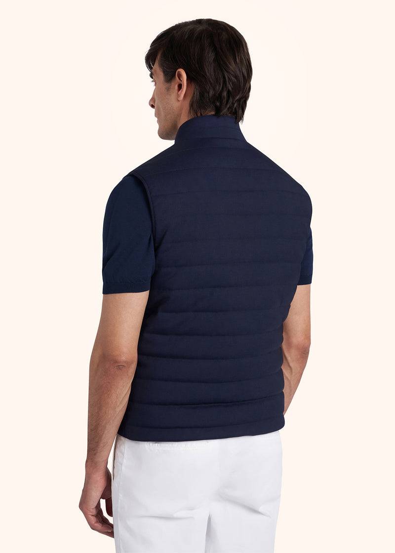Kiton GIUBBOTTO SMANICATO LANA VERGINE UW1723K0638C05 Novità
