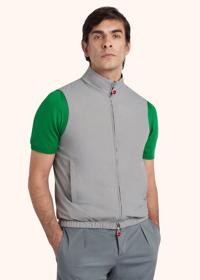 Kiton GIUBBOTTO SMANICATO POLIESTERE UW1730V0834C03 Presa