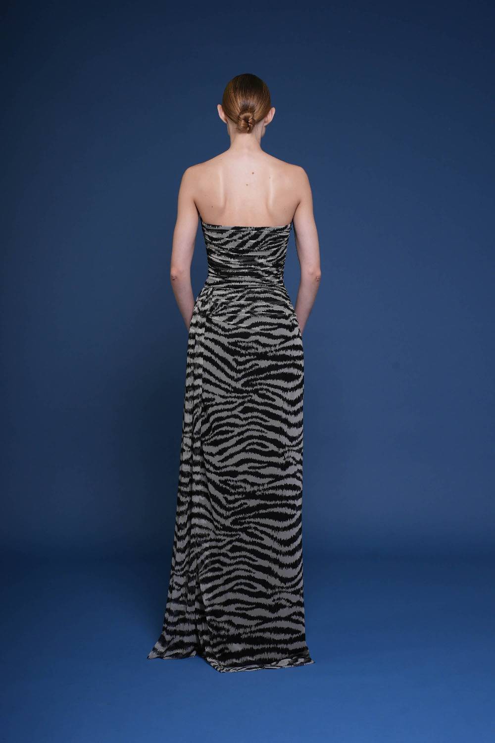 La Petite Robe Di Chiara Boni kriztina printed illusion gown Acquista Ora