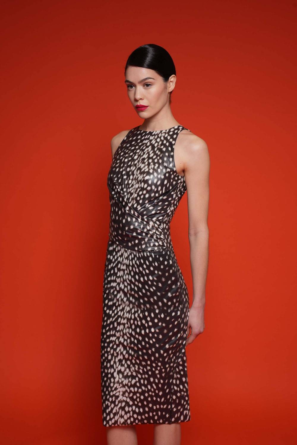 La Petite Robe Di Chiara Boni camilissima faux-leather printed dress Enormi risparmi
