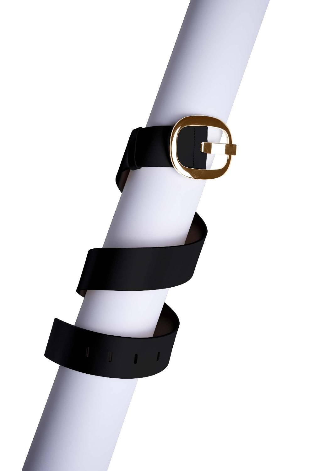 La Petite Robe Di Chiara Boni leather belt with metallic buckle Offerta