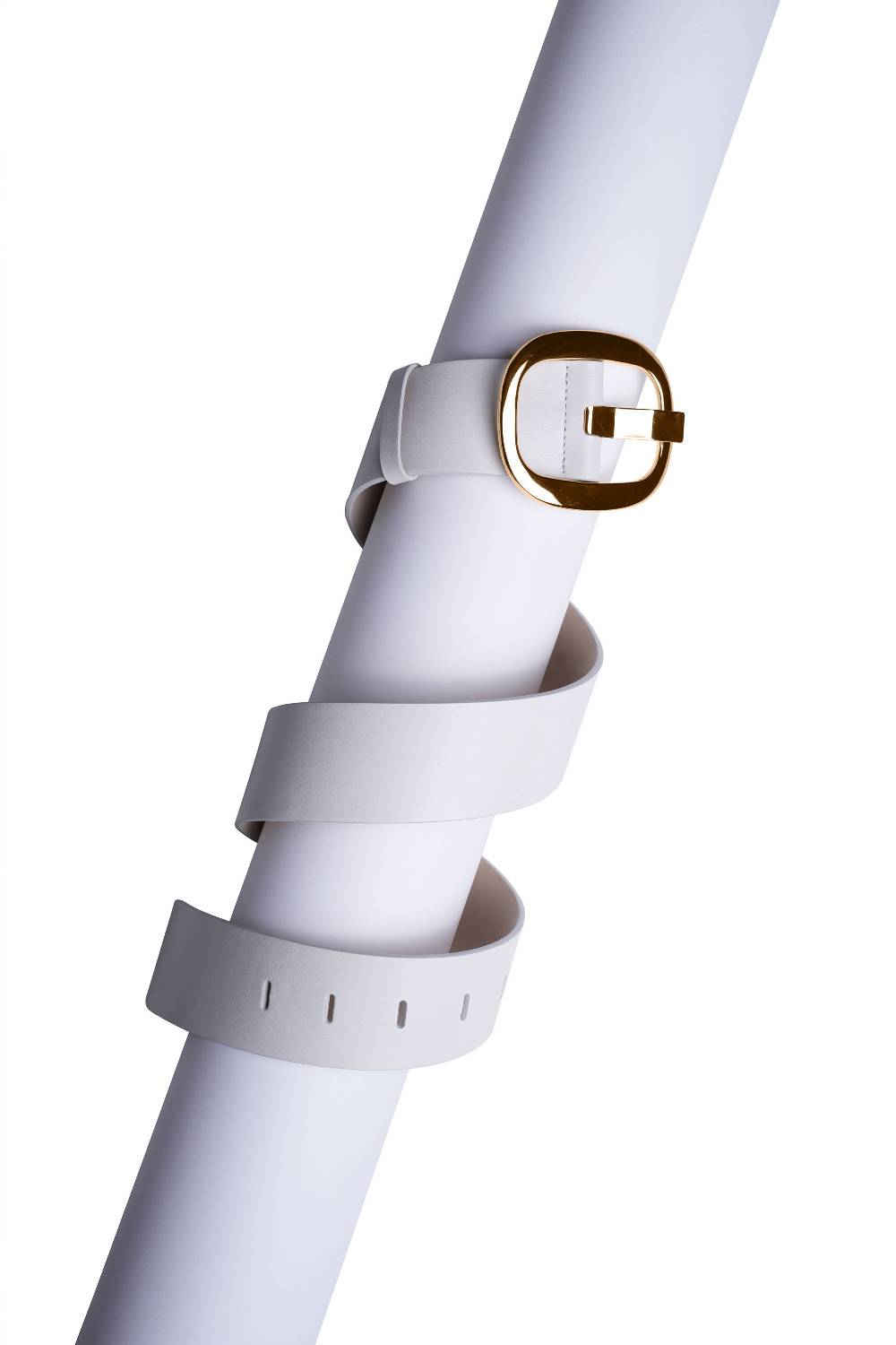 La Petite Robe Di Chiara Boni leather belt with metallic buckle Economico