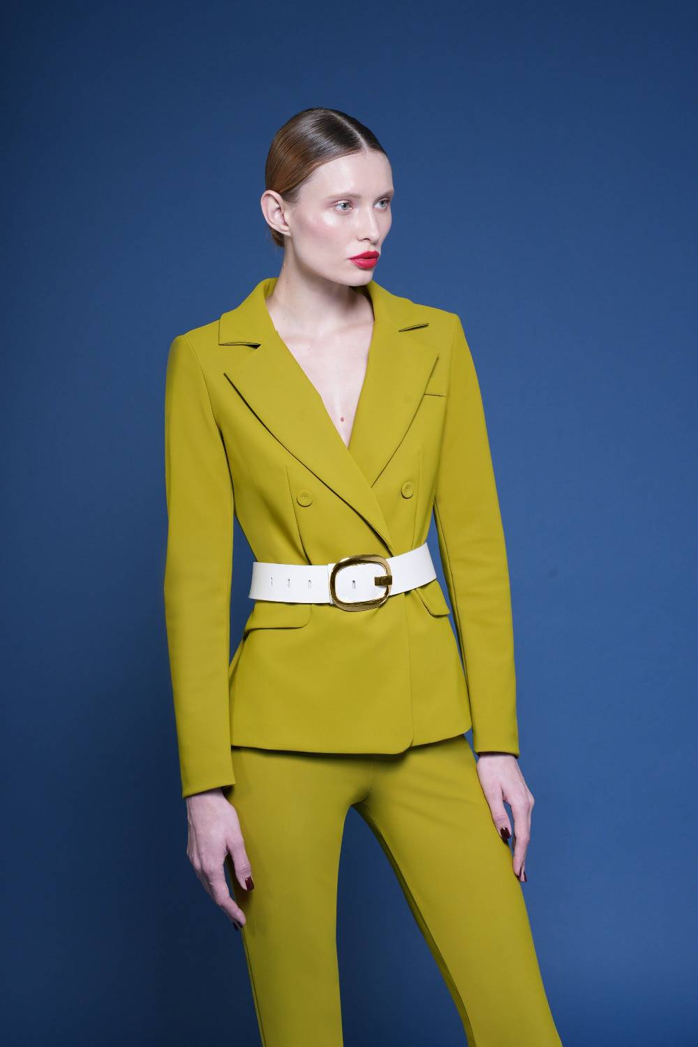 La Petite Robe Di Chiara Boni leather belt with metallic buckle Economico