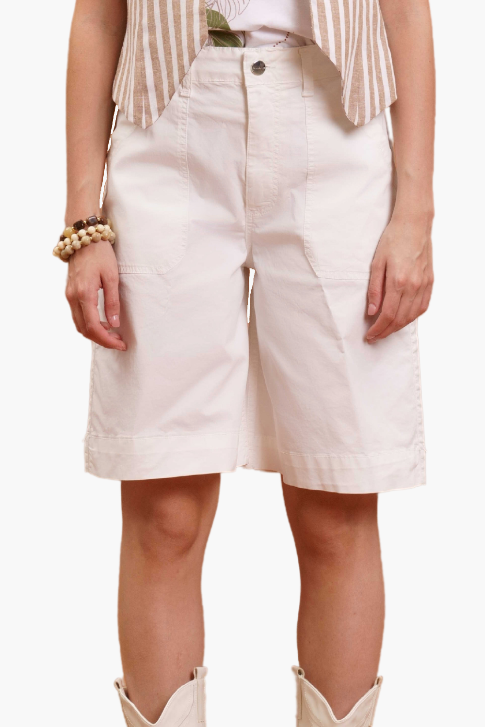 Nualy BERMUDA CON TASCONI Sottocosto