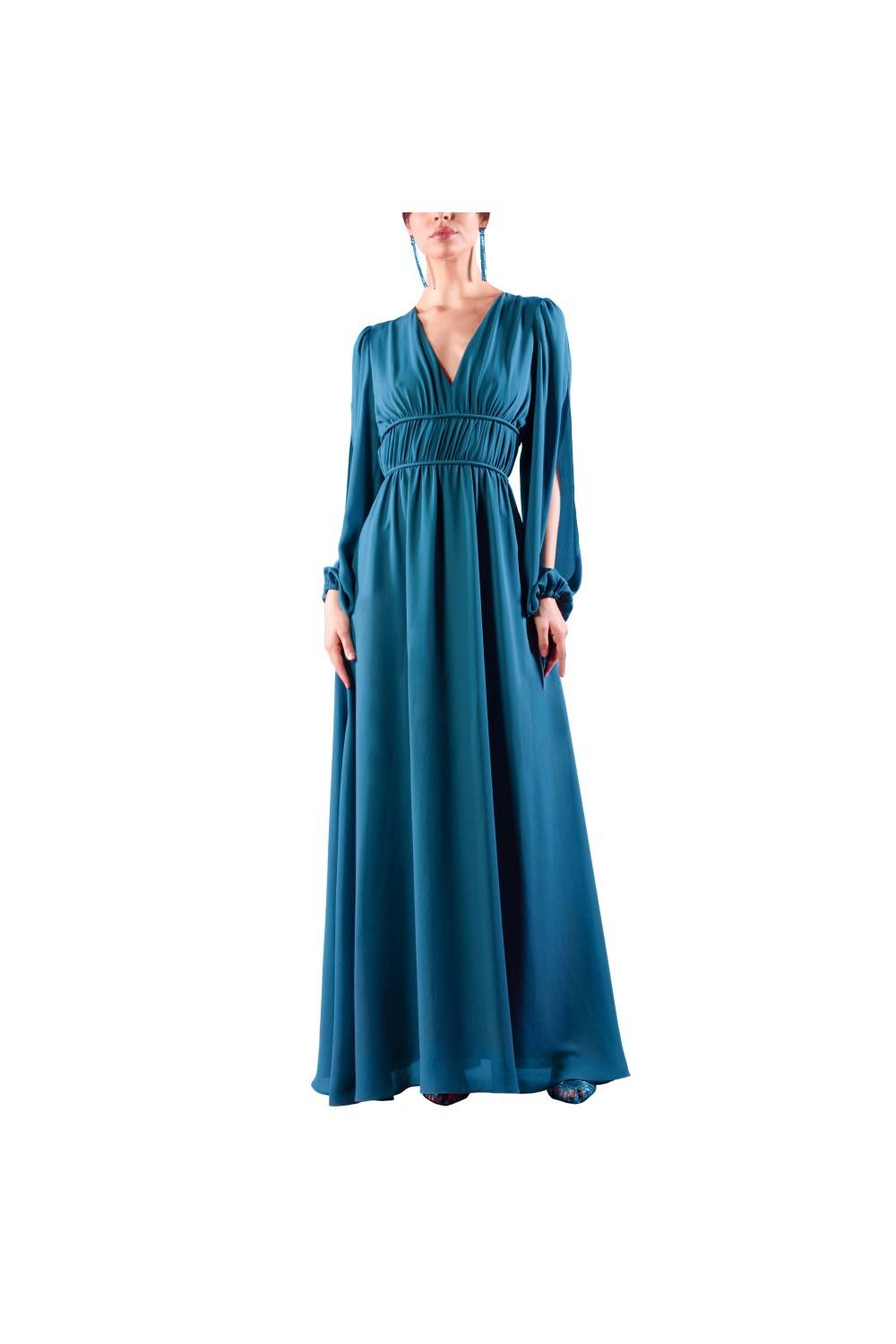 Nualy ABITO LUNGO CON DRAPPEGGIO Moda