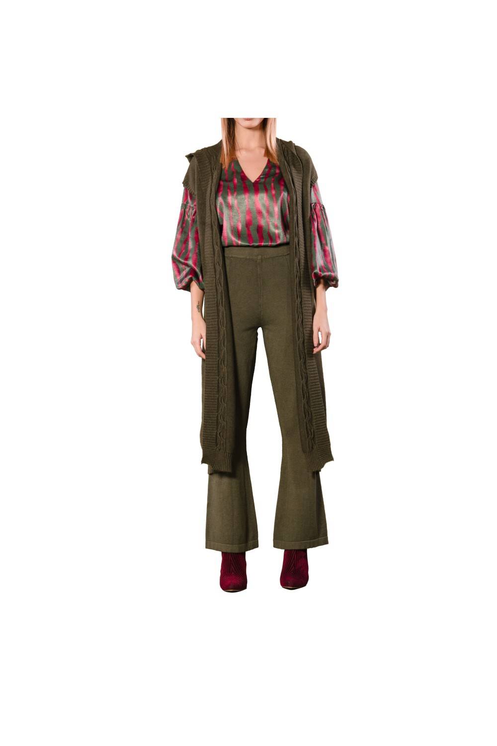 Nualy GILET CON CAPPUCCIO Shopping Online