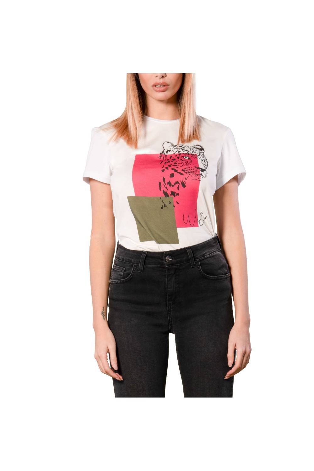 Nualy T-SHIRT CON STAMPA Sottocosto