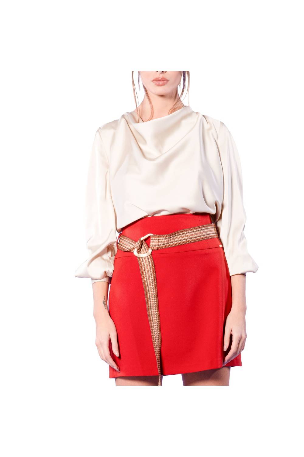 Nualy BLUSA SCOLLO CAPPUCCIO Offerta