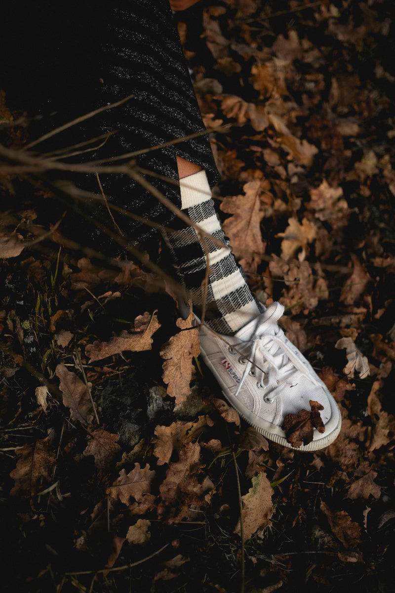 Olive E Miele SOCKS CHECK Saldi