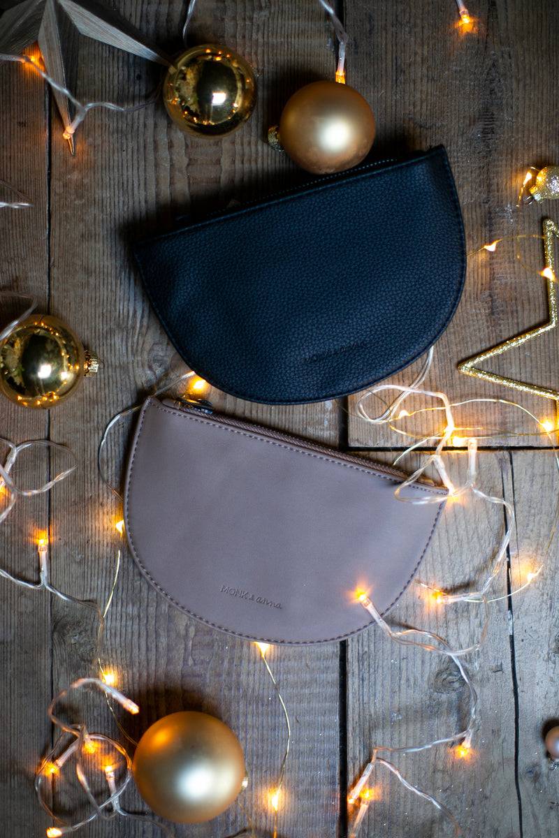 Olive E Miele HALF MOON WALLET NERO I Più Venduti