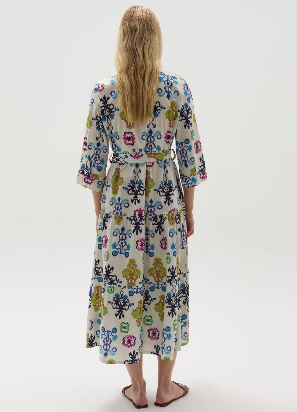 Ovs Vestito lungo chemisier stampa boho Italy
