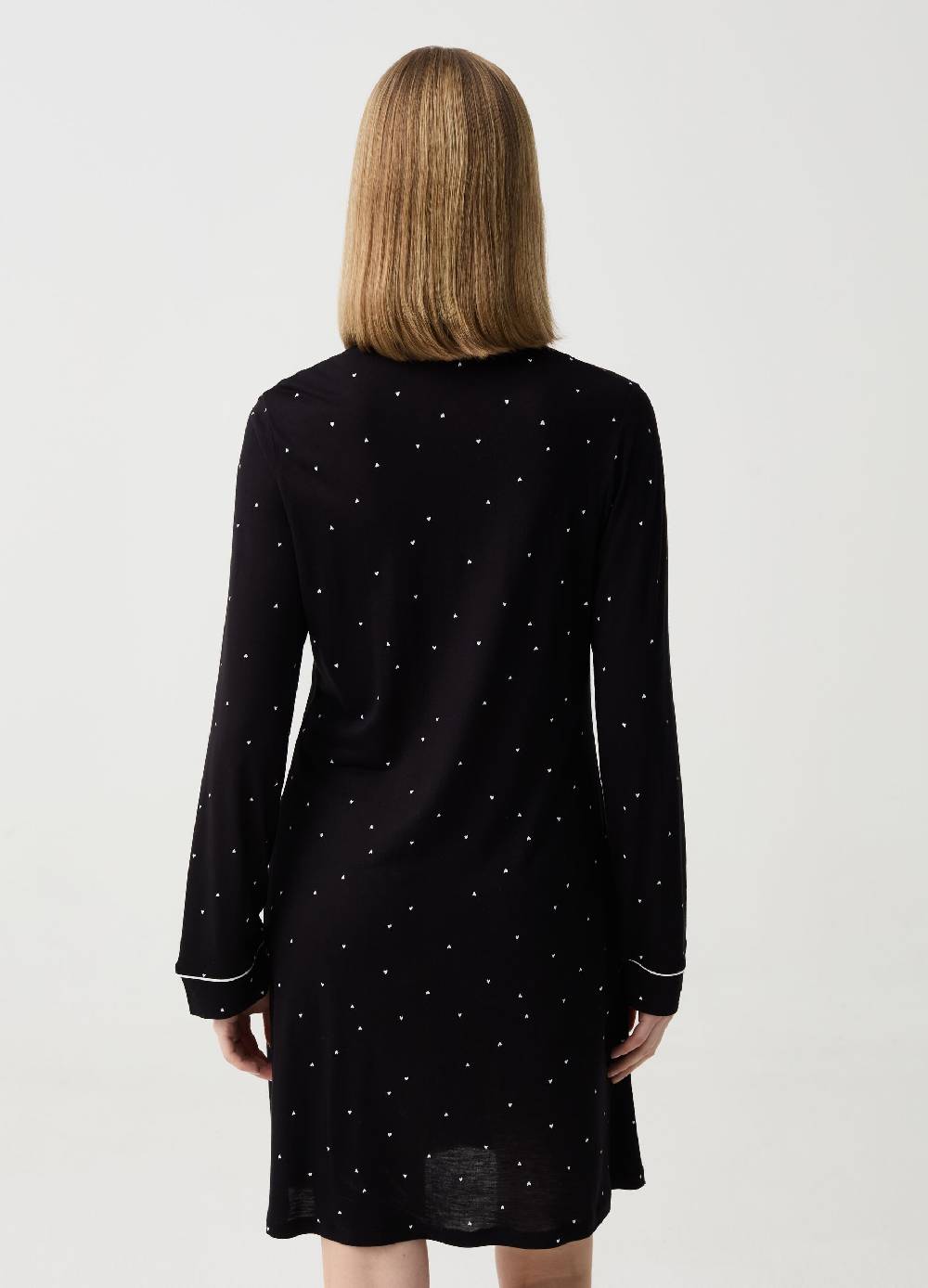 Ovs Camicia da notte con stampa cuoricini Sottocosto