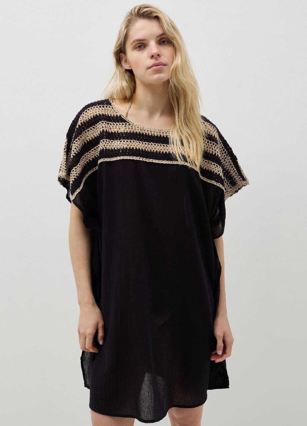 Ovs Poncho copri costume con inserto crochet 2025