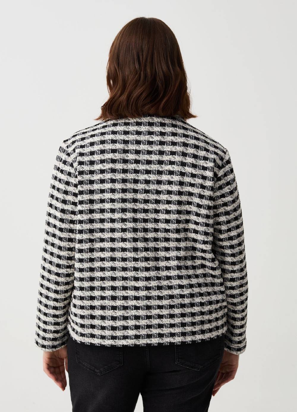 Ovs Giacca corta effetto tweed Curvy Offerta