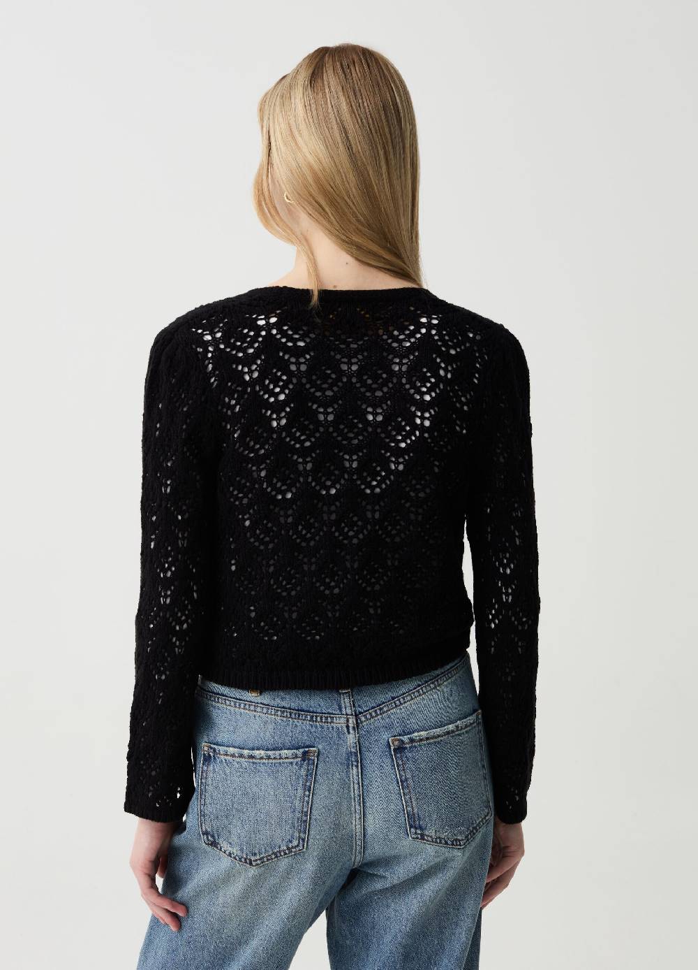 Ovs Cardigan crochet con laccetto Vendite Flash