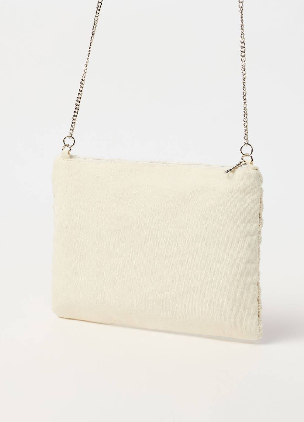 Ovs Pochette in cotone crochet Nuova