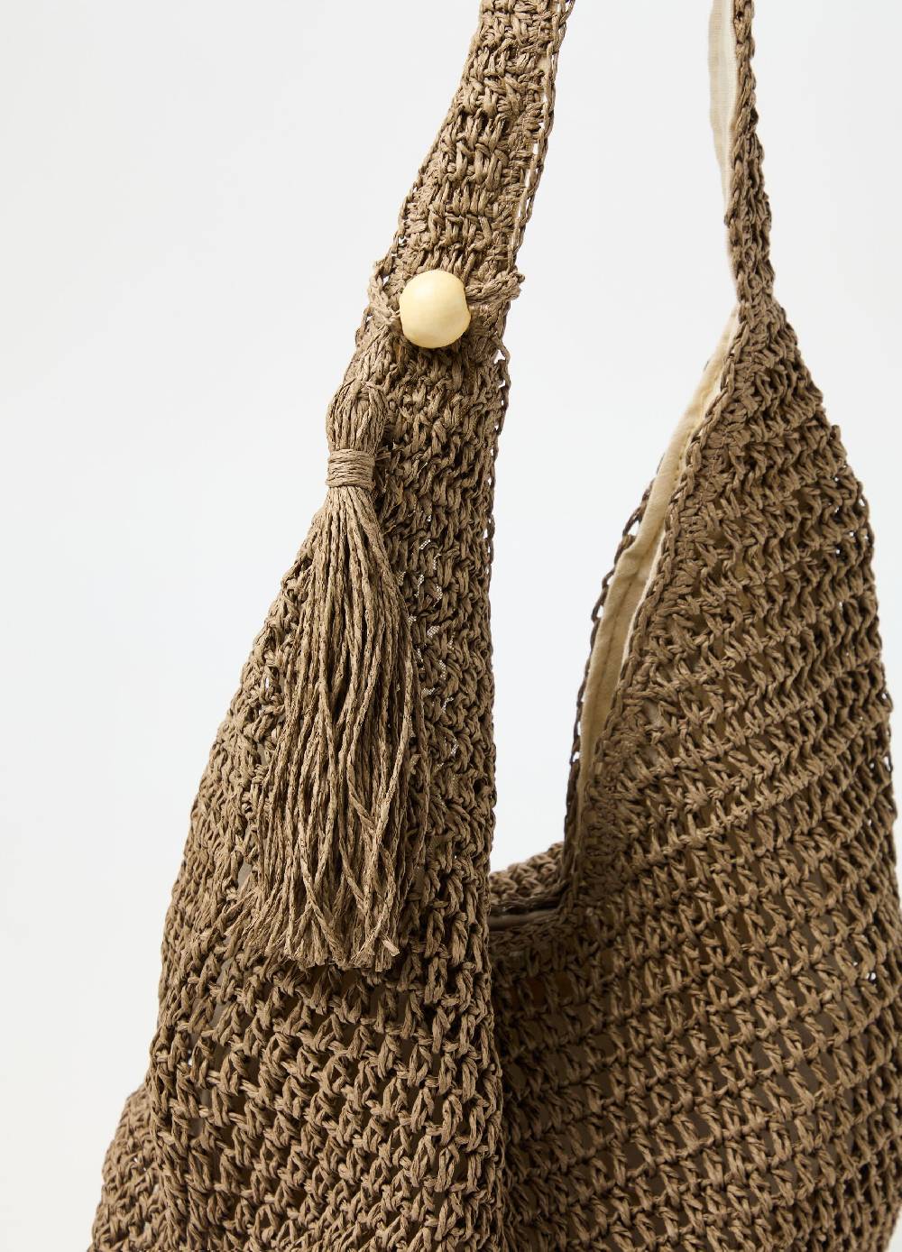 Ovs Borsa hobo in rafia 2025