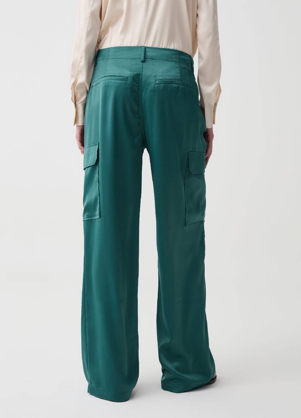 Ovs Pantalone cargo in satin In Linea
