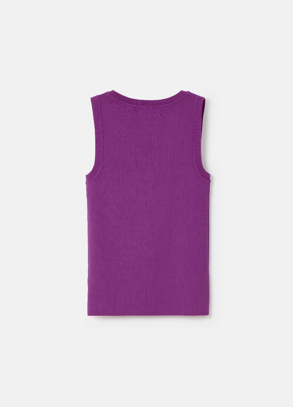 Ovs Tank top a costine con scollo rotondo Nuovo