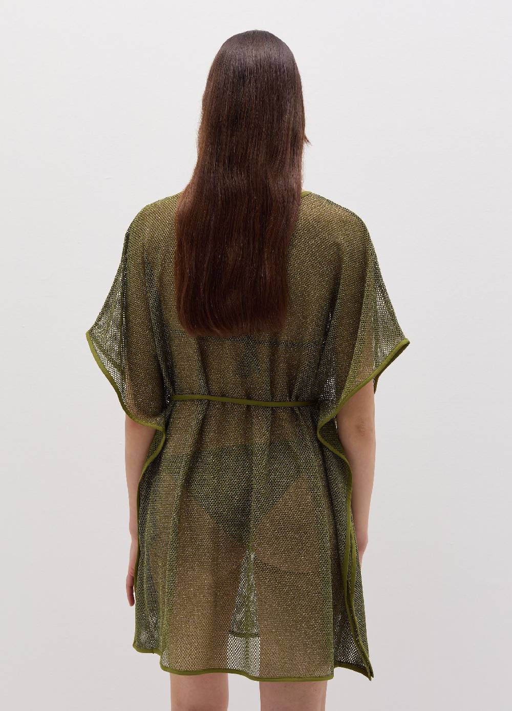 Ovs Poncho copri costume a rete in lurex Consegna Veloce