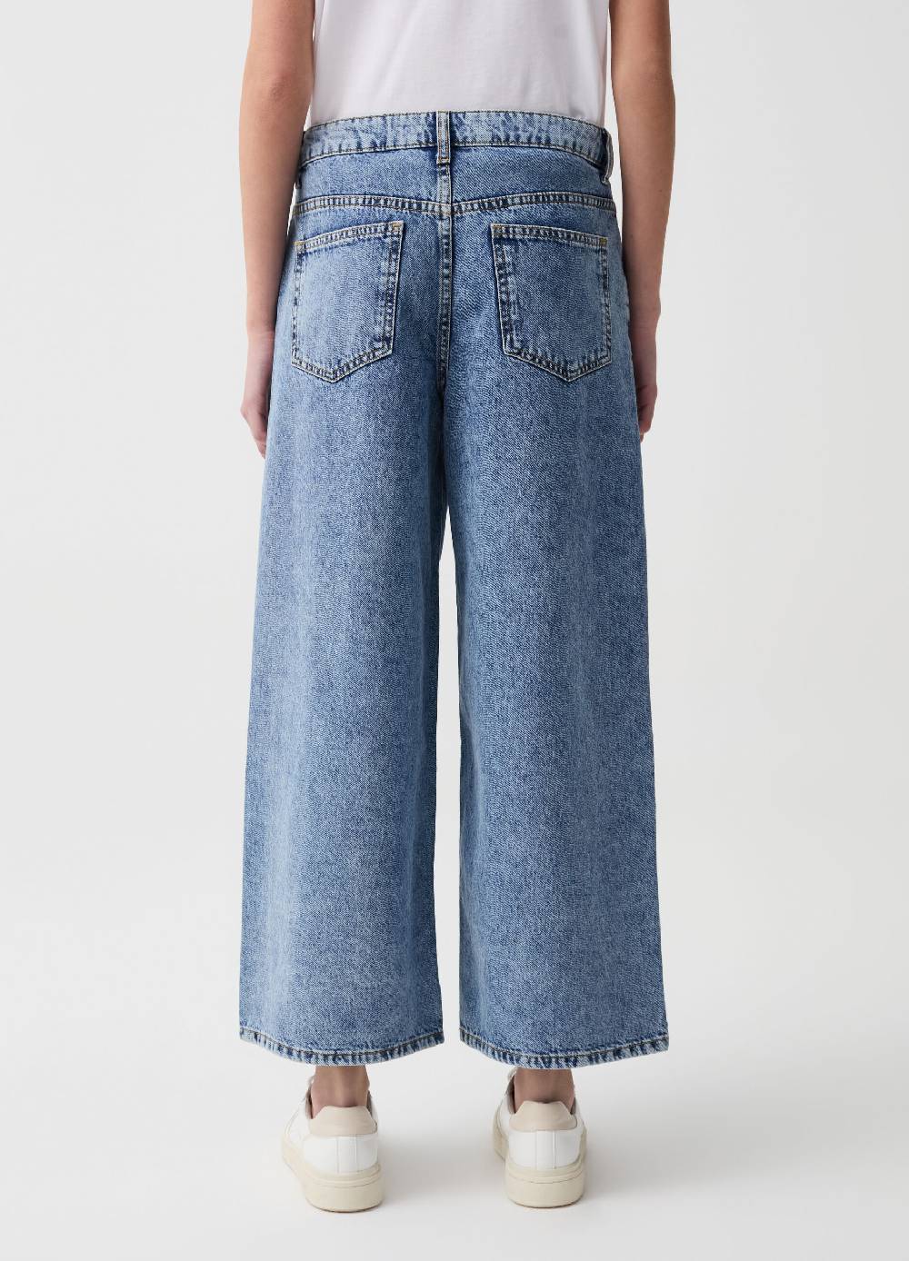 Ovs Jeans cropped wide leg Promozione Limitata