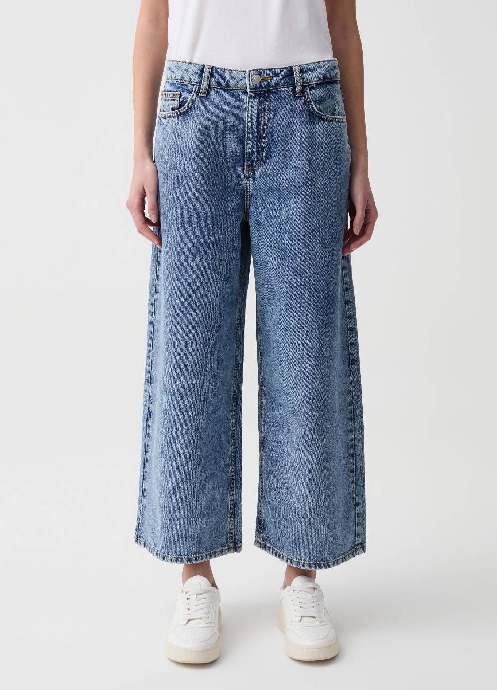 Ovs Jeans cropped wide leg Promozione Limitata