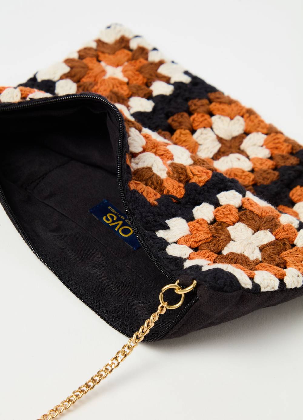 Ovs Pochette in cotone crochet Presa