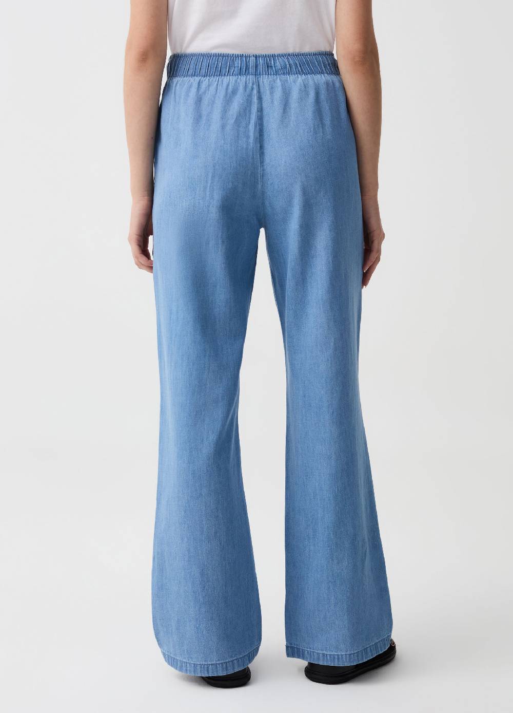 Ovs Joggers wide leg effetto denim Saldi