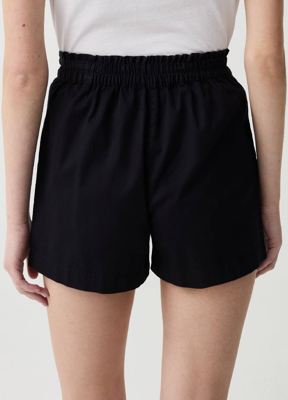 Ovs Shorts in denim fluido con cintura Moda