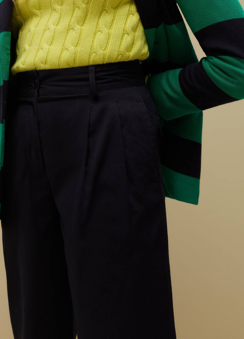 Ovs Pantaloni wide leg con pinces Soddisfazione Garantita