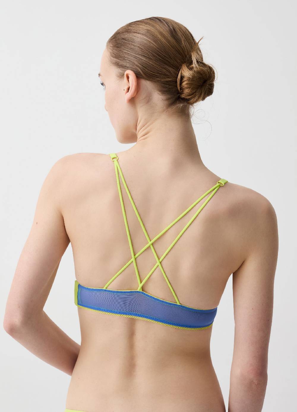 Ovs Reggiseno Bralette in mesh profili a contrasto Negozi Online