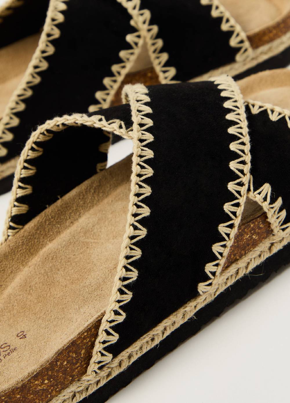 Ovs Ciabatte a fascia in suede Acquista Ora