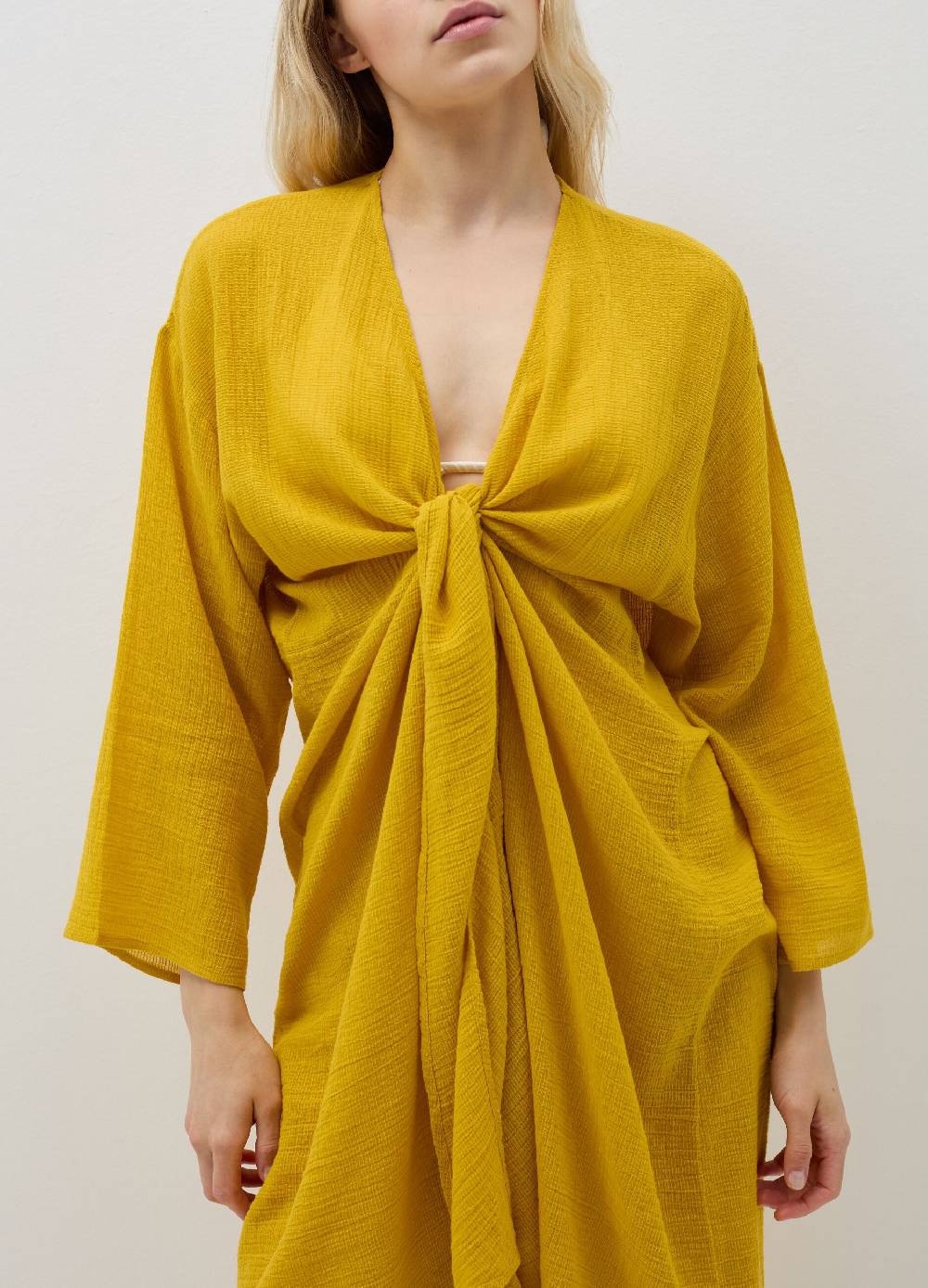 Ovs Kimono copri costume scollo a V con nodo Shopping Online