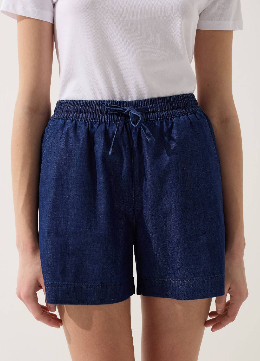Ovs Shorts fluido effetto denim con coulisse Convenienza