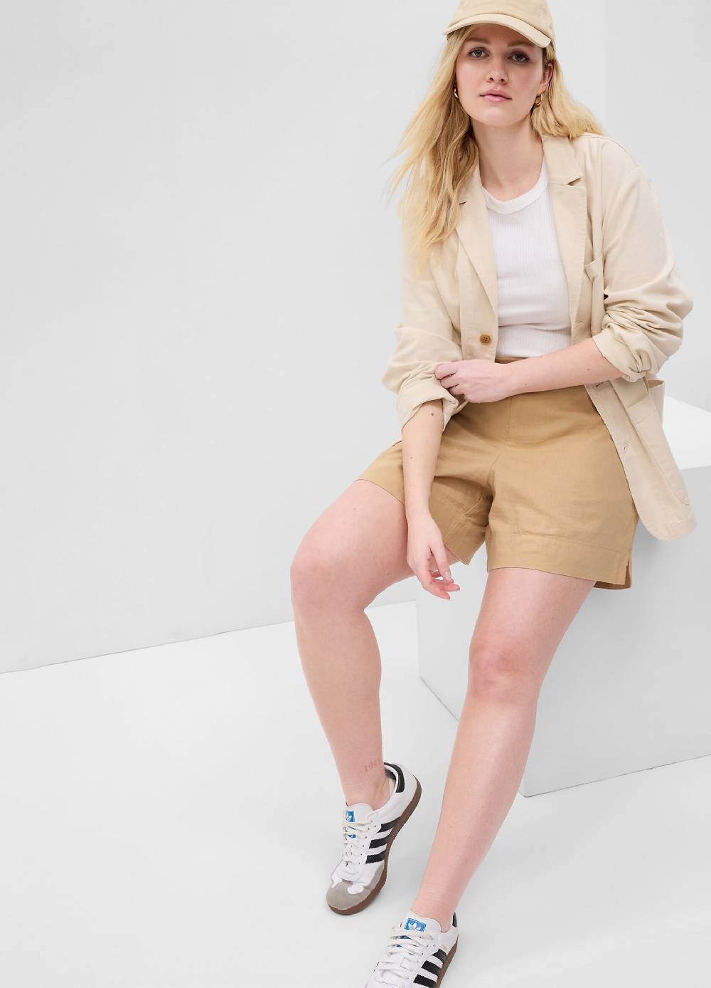 Ovs Shorts pull on in lino e viscosa I Più Venduti