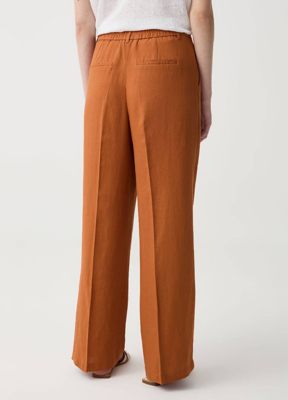 Ovs Pantalone wide leg con pinces Vendite Flash