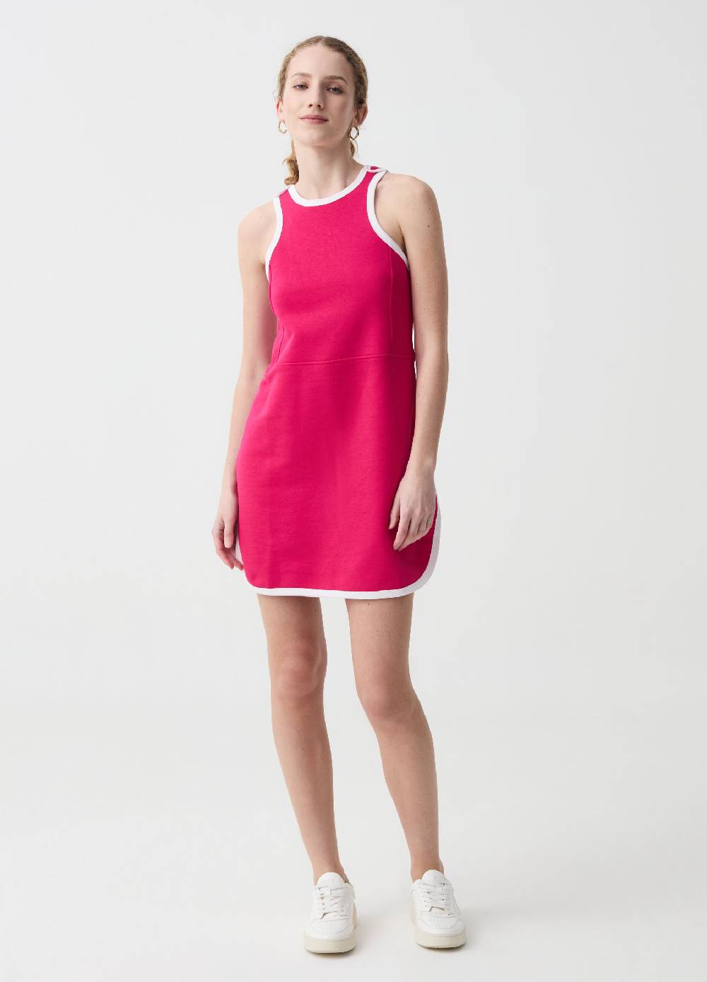 Ovs Vestito Essential corto con profili a contrasto