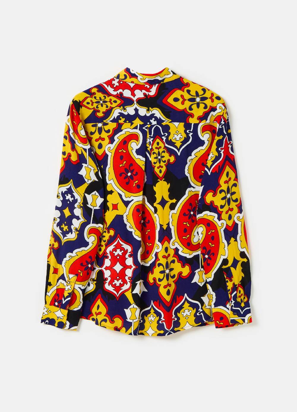 Ovs Camicia in crêpe con stampa all-over Italia