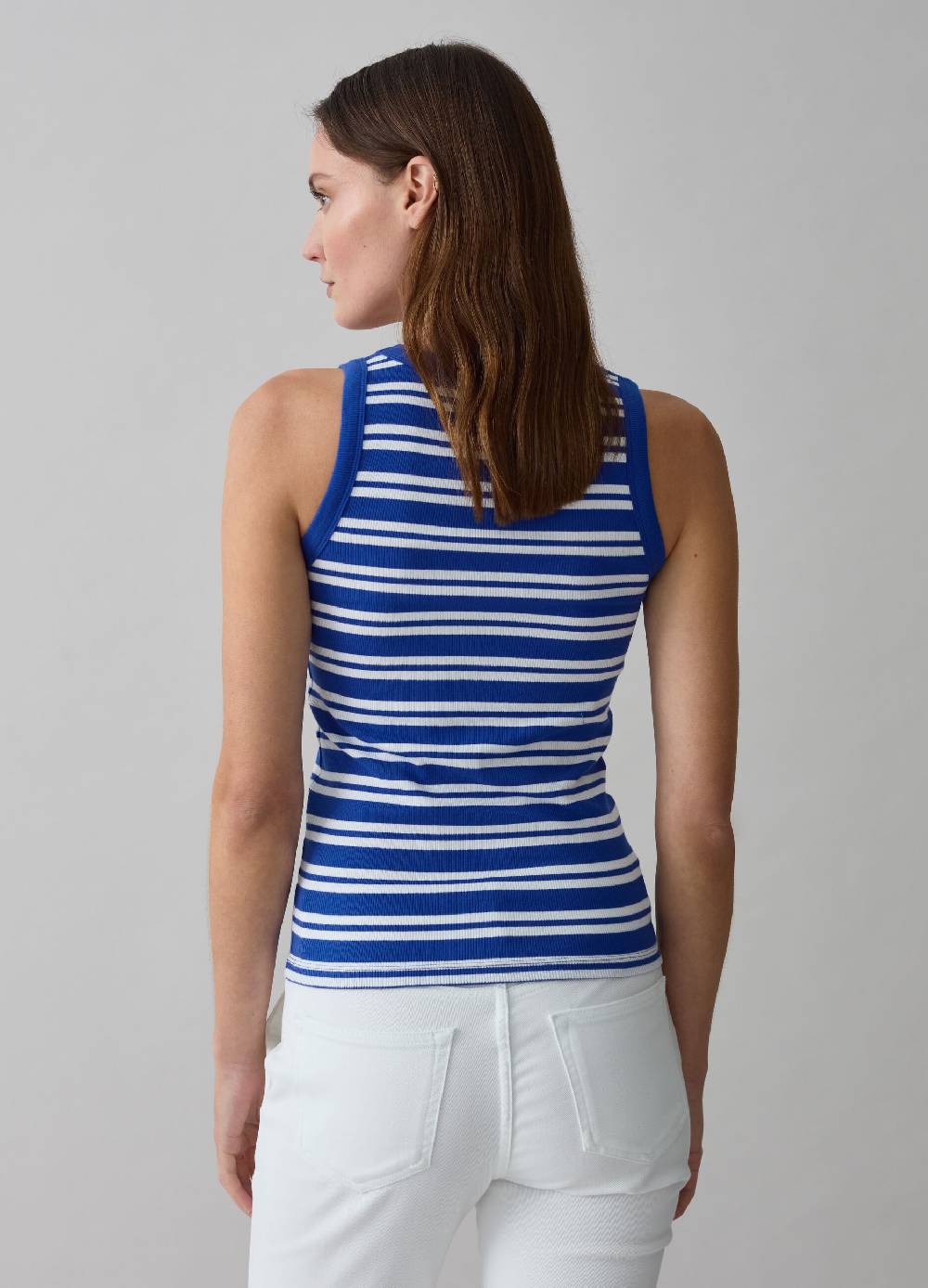 Ovs Tank top a costine fantasia a righe In Linea
