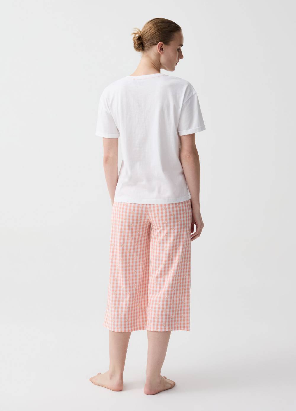 Ovs Pigiama con pantalone pinocchietto vichy Qualità