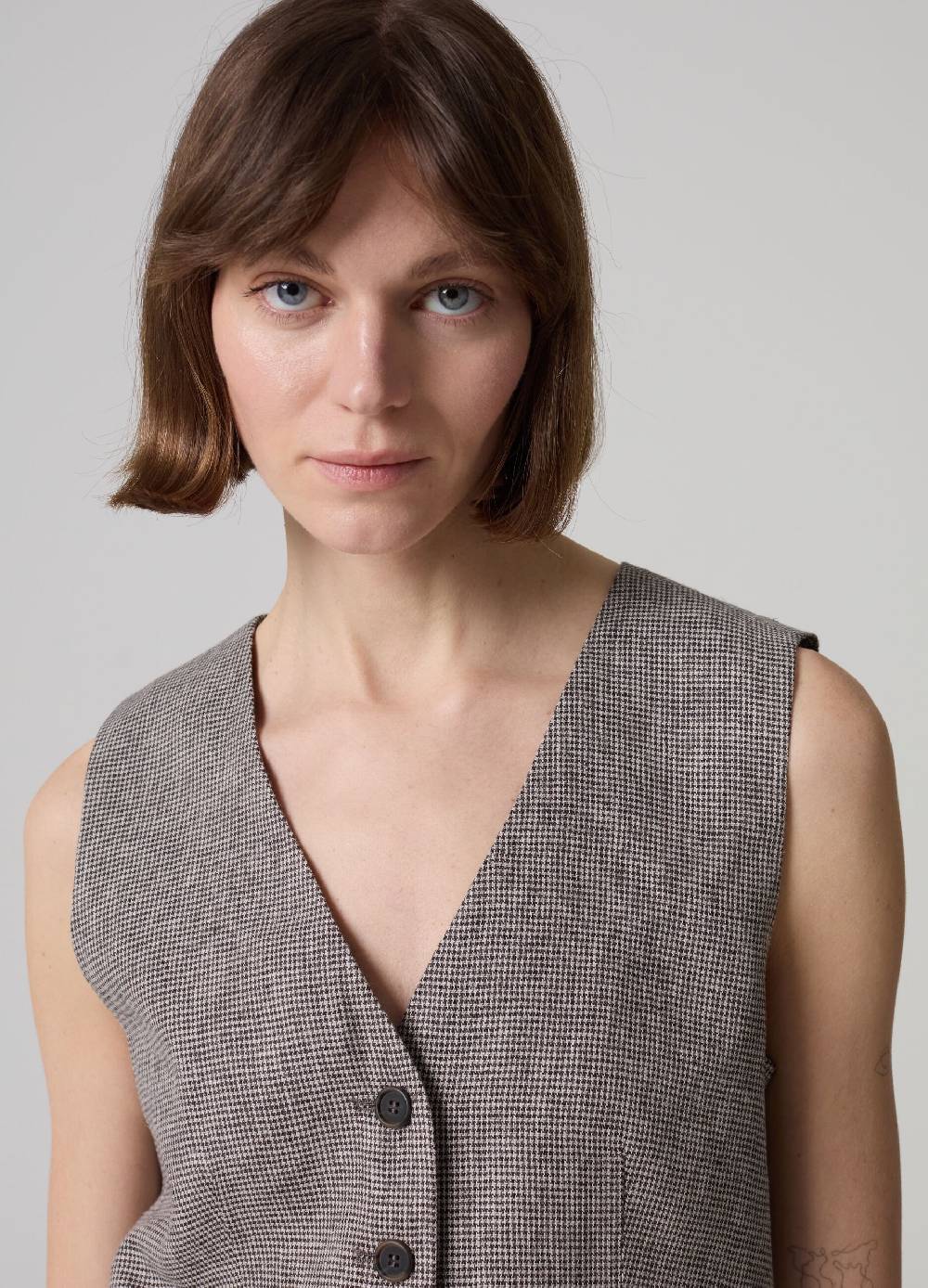 Ovs Gilet sartoriale in lino e viscosa Soddisfazione Garantita